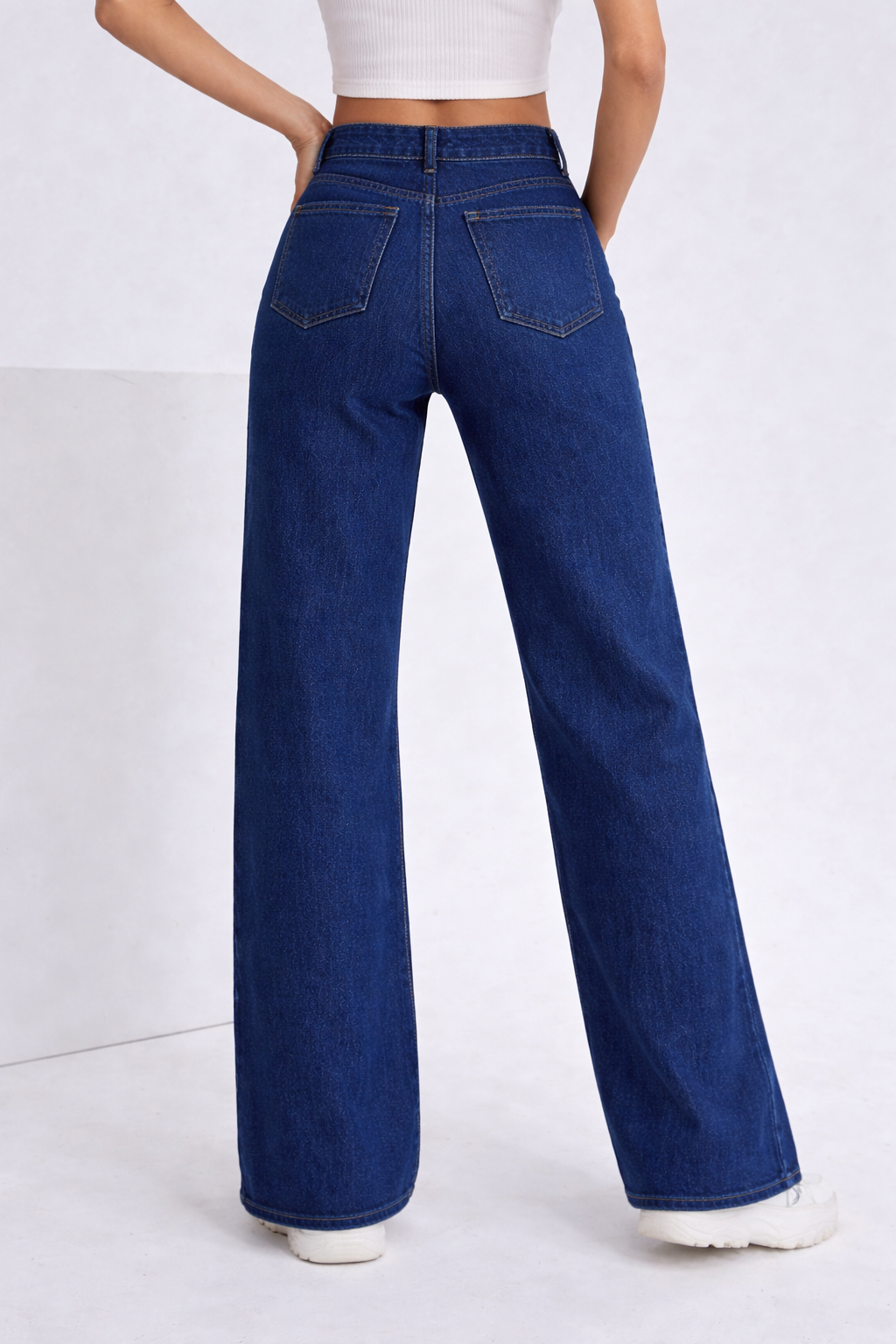 Premium Navy Whisker Jean