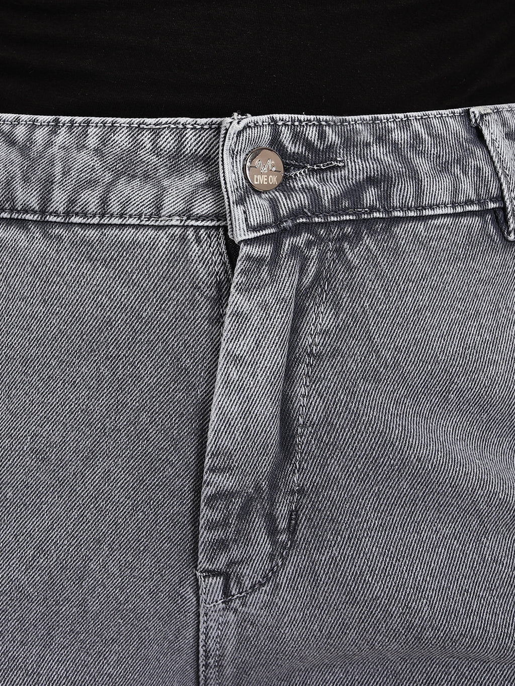 Exclusive Mobile Pocket  Grey Jeans