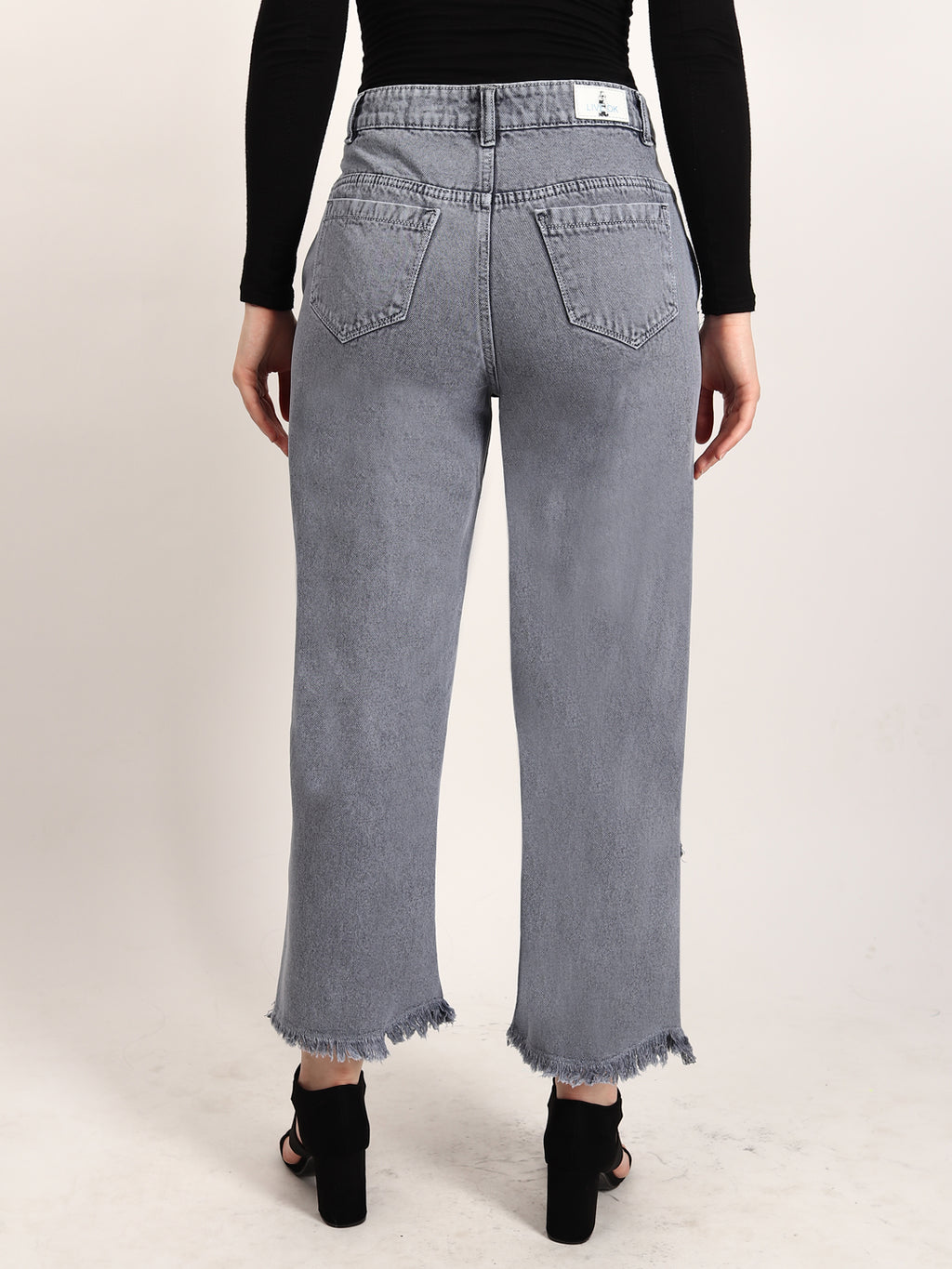 Exclusive Mobile Pocket  Grey Jeans