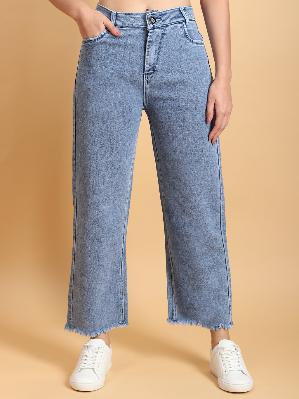 Wide-leg Ice Jean