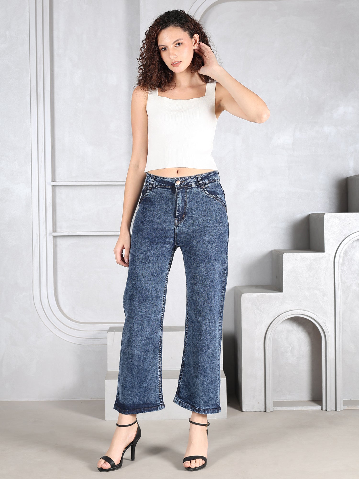 Classic Light Blue High-Rise Jeans