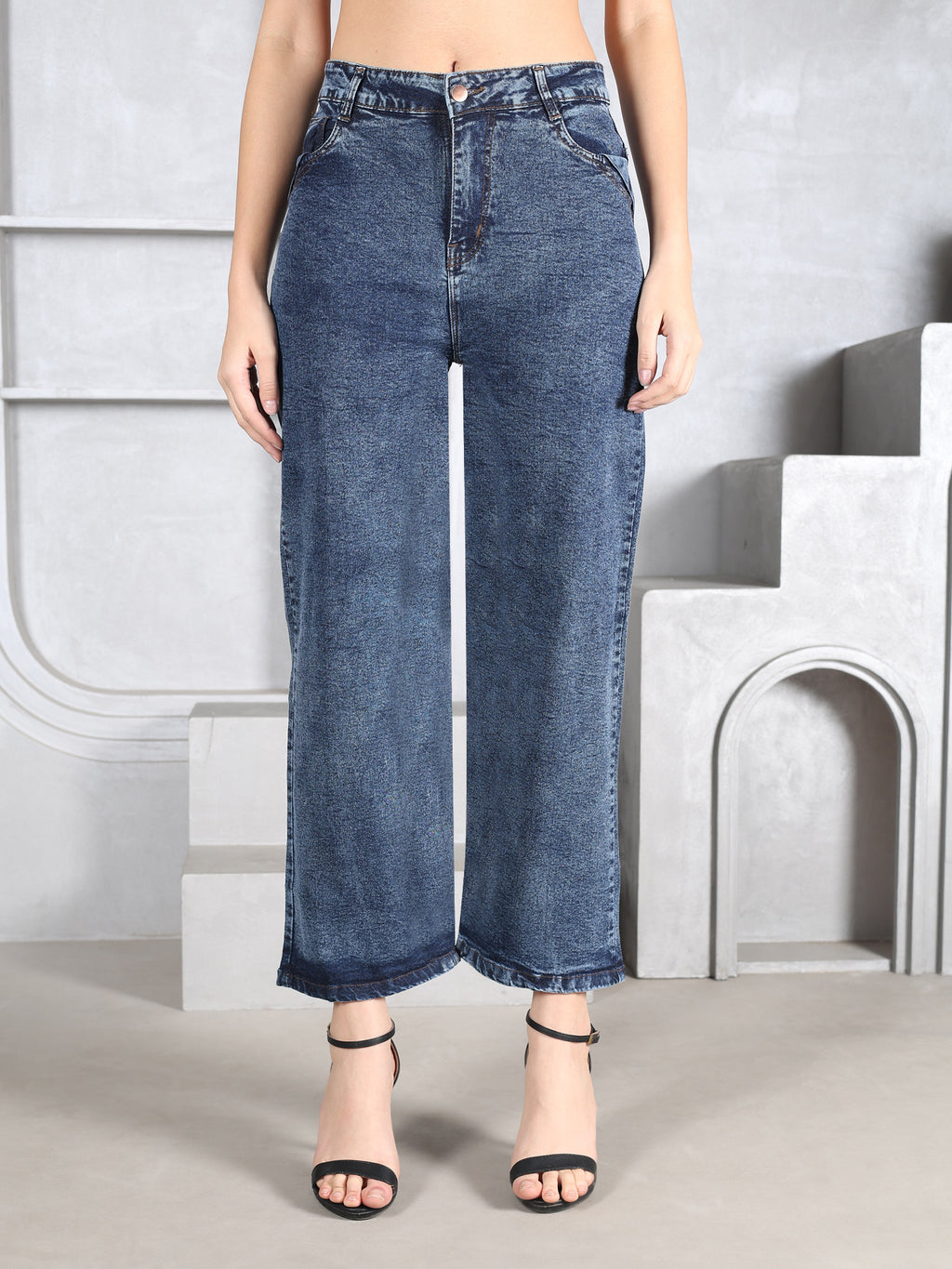 Classic Light Blue High-Rise Jeans