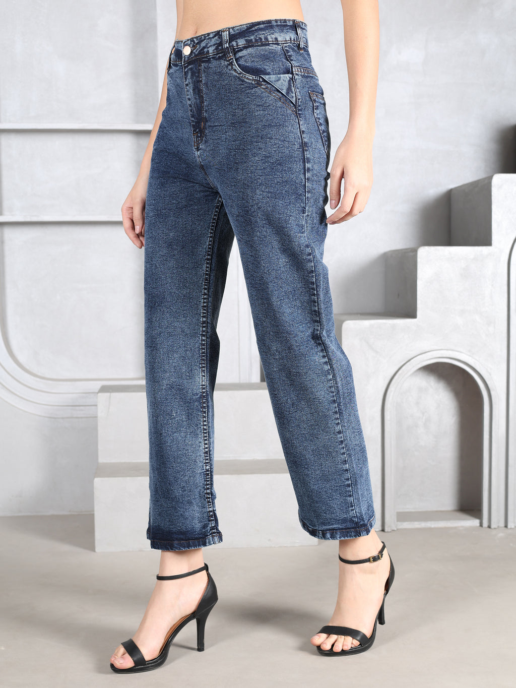 Classic Light Blue High-Rise Jeans
