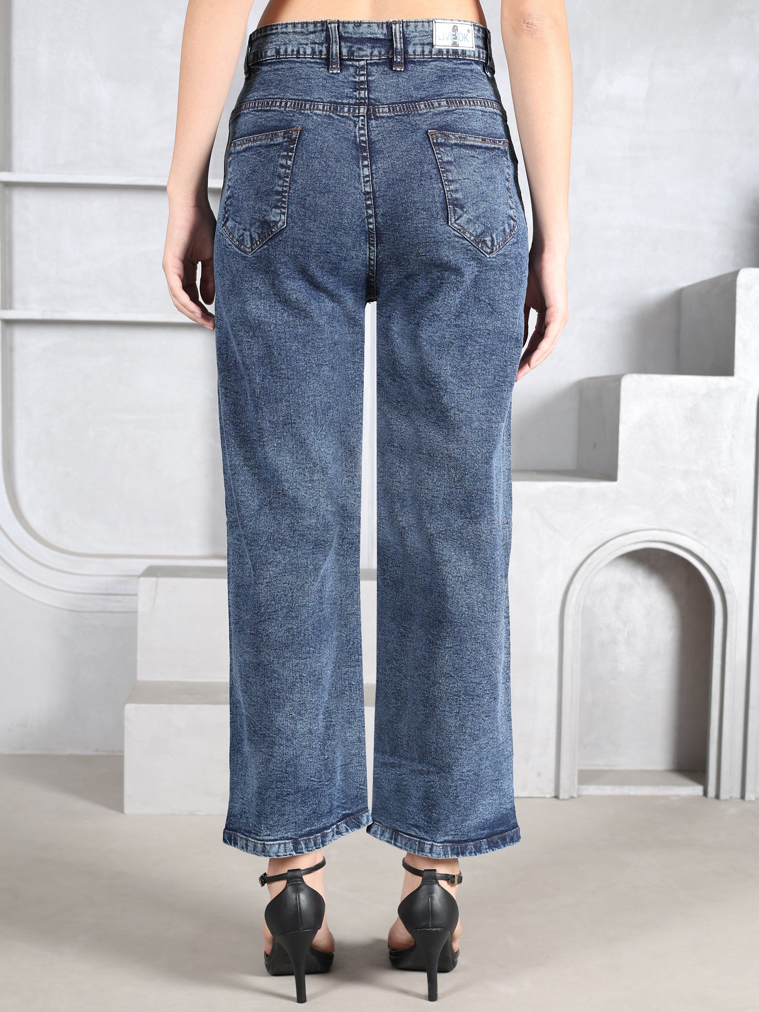 Classic Light Blue High-Rise Jeans